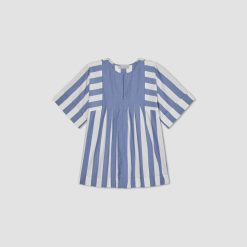 Alternative view of The Poplin Tunic | Mazarine Blue / Bone