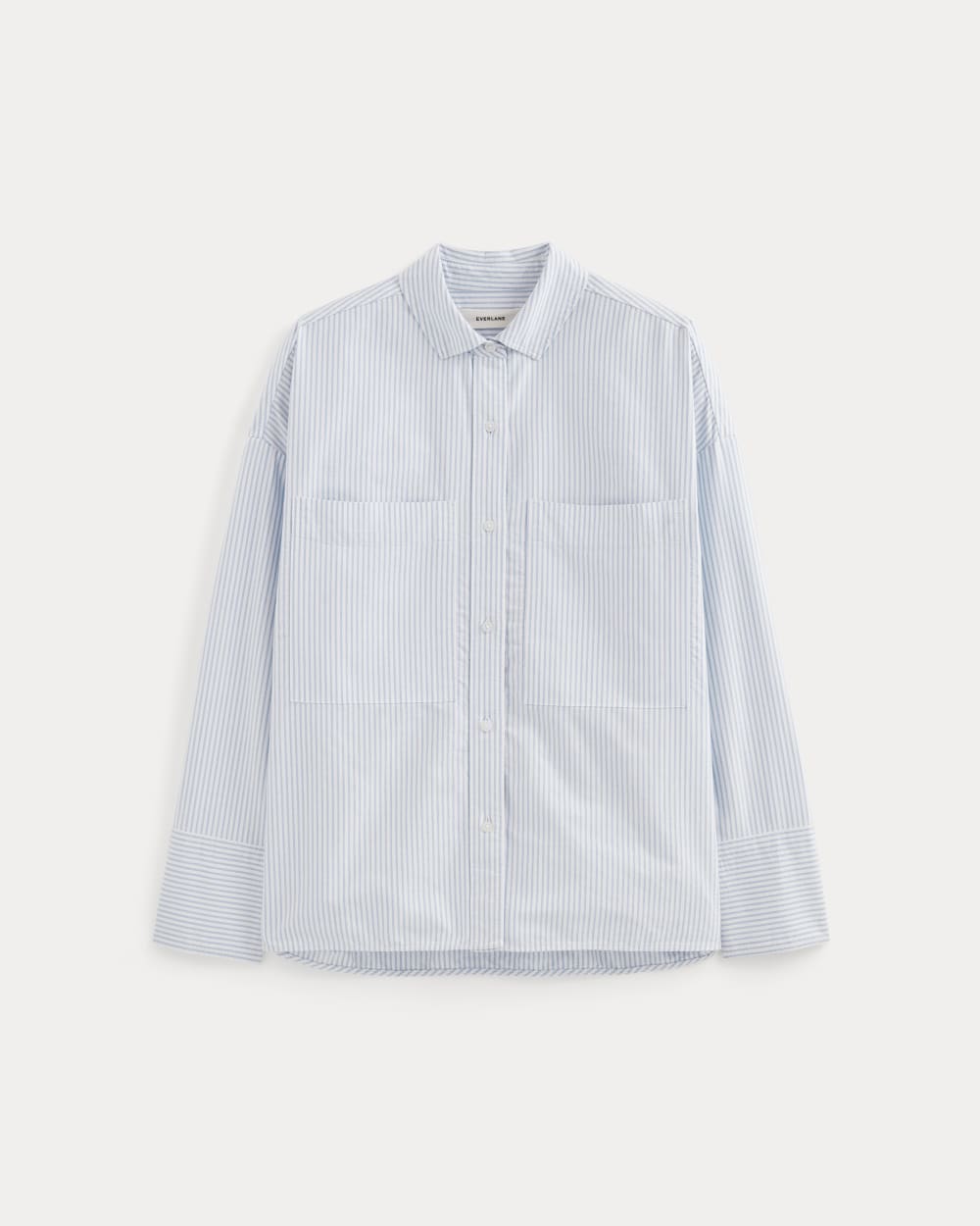The Boxy Oxford | White / Blue - Image 2