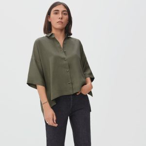 Alternative view of The Drapey Square Shirt | Kalamata