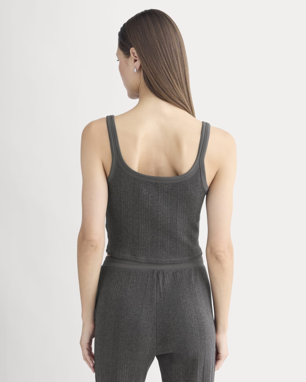 Lounge Rib Tank | Heathered Soot - Image 5