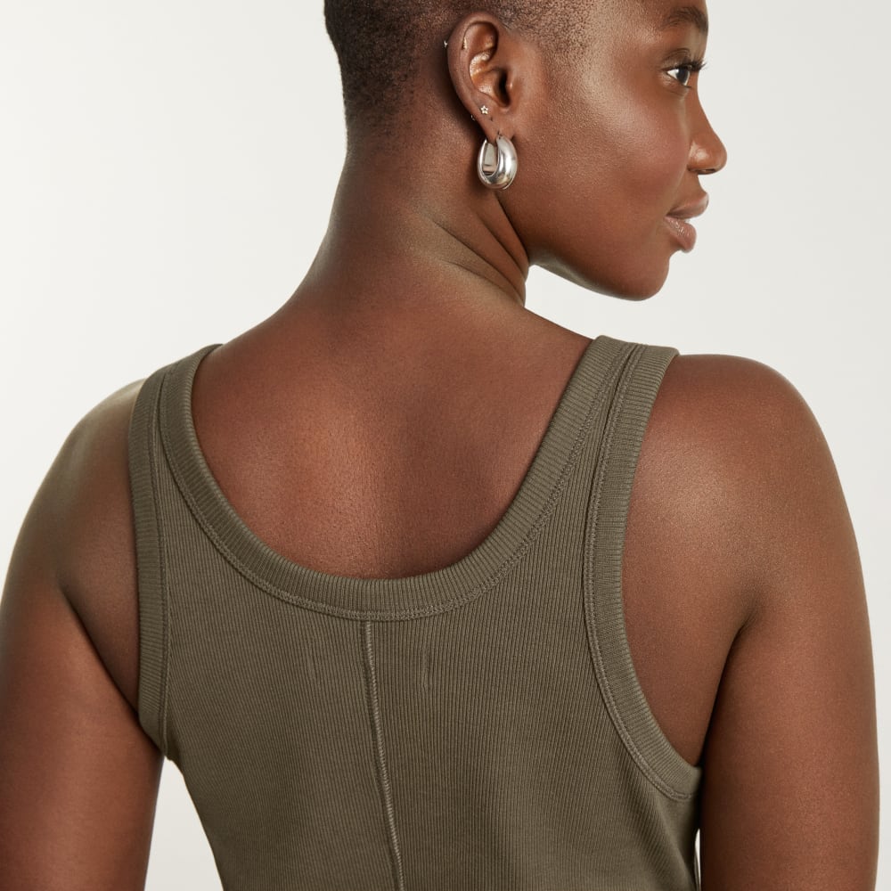 The '90s Rib Dress | Beech - Image 5