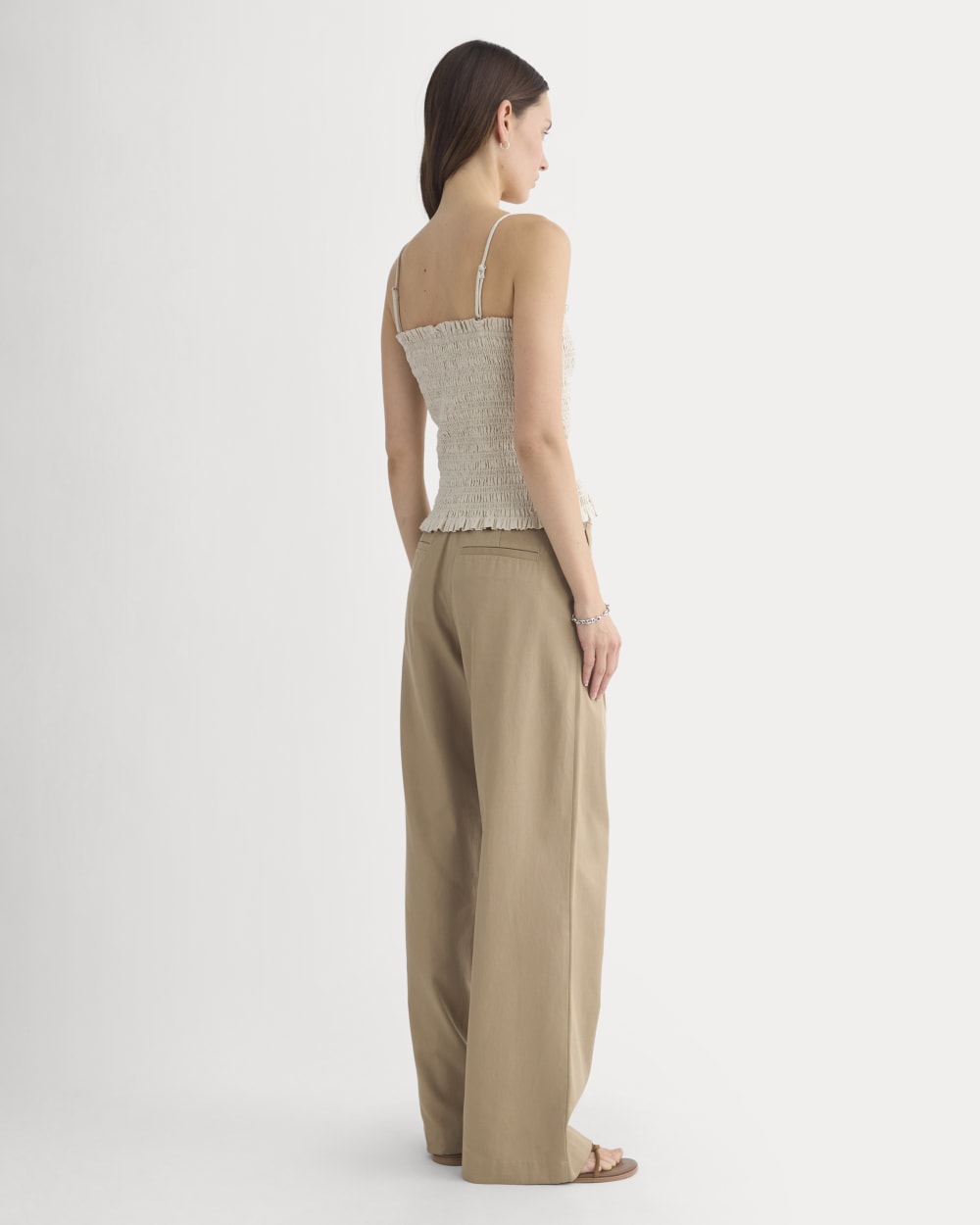Gauze Smocked Cami | Birch - Image 5