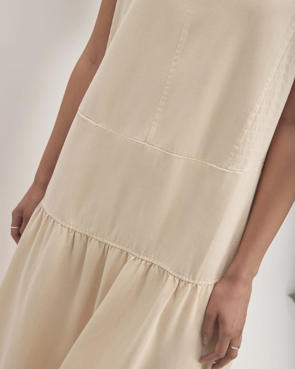 The TENCEL™ V-Neck Dress | Whisper Pink - Image 5