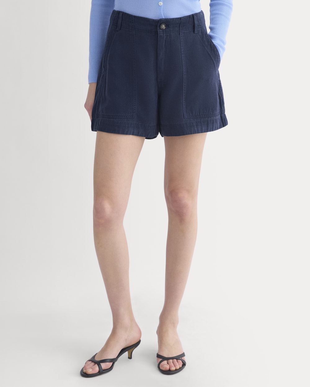 The Utility Short in Buttersoft | Navy - Image 4