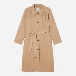 Alternative view of The Gathered Drape Trench | Ash Brown