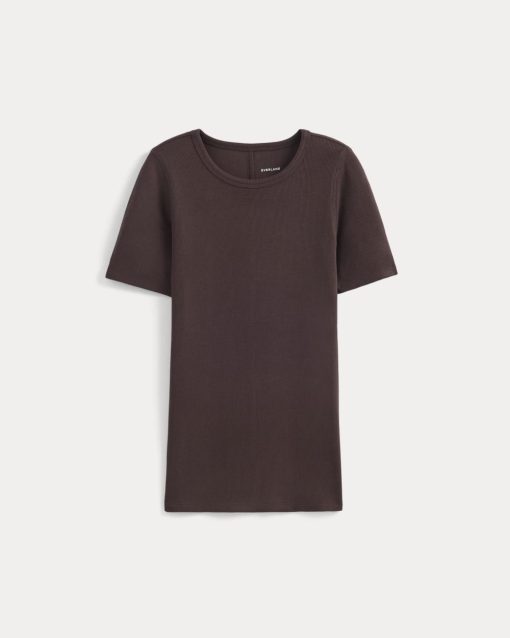 Alternative view of The Luxe Rib Crew | Coffee Bean