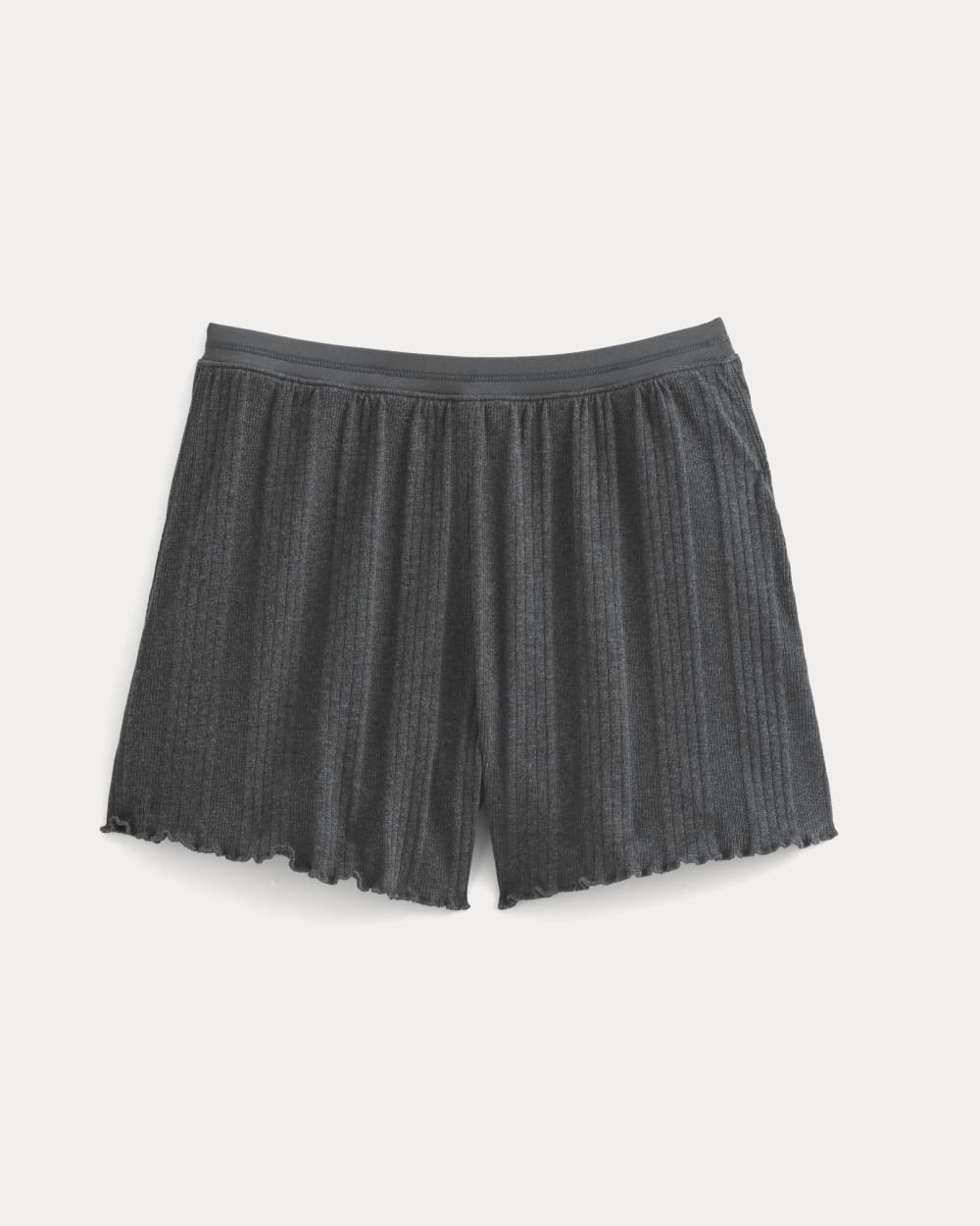 Lounge Rib Short | Heathered Soot - Image 2