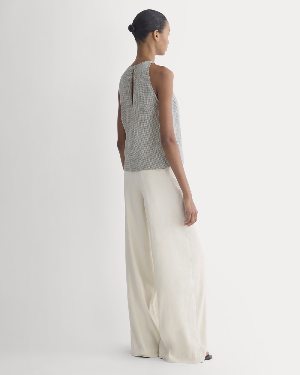 The Linen High-Neck Tank | Agave Green - Image 7