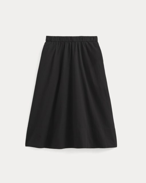Alternative view of The Gauze Tiered Skirt | Black