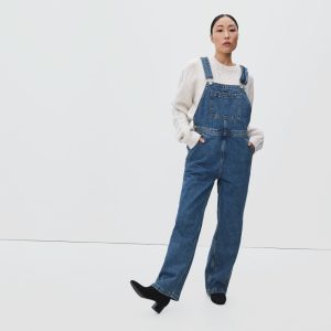 Alternative view of The Denim Overalls | Medium Indigo