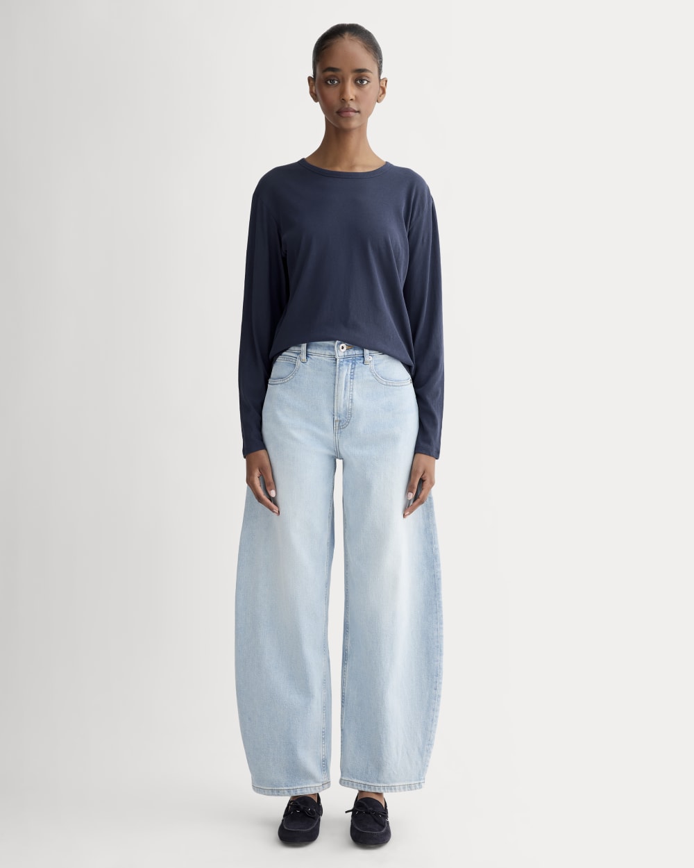 The Air Long-Sleeve Tee | Navy - Image 3