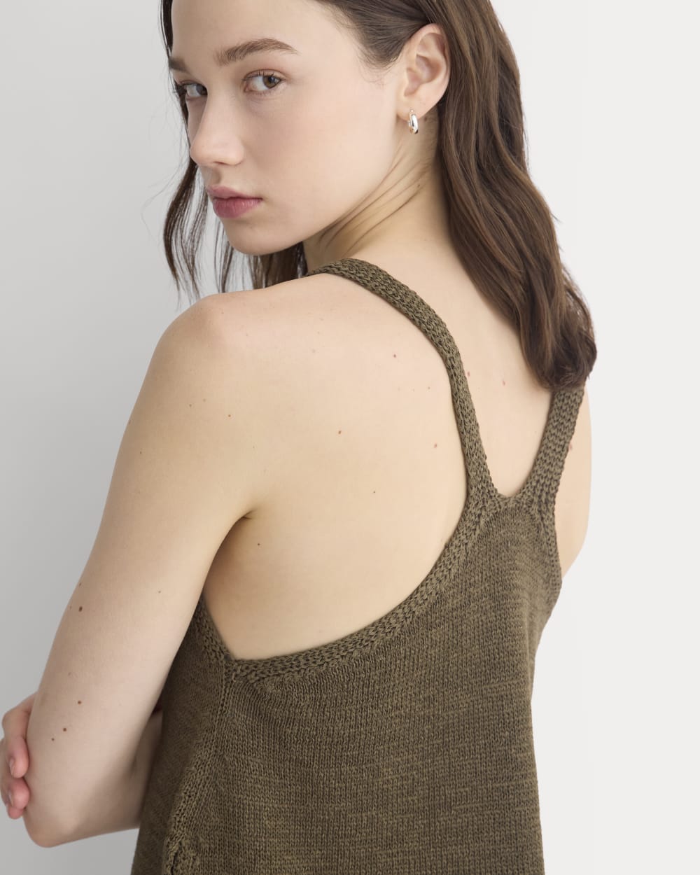 Racerback V-Neck Sweater | Beech - Image 4