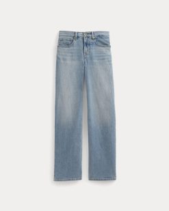 Alternative view of The Column Jean | Vintage Light Indigo | 31 Inseam