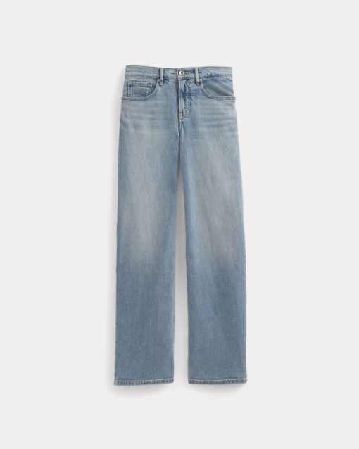 Alternative view of The Column Jean | Vintage Light Indigo | 31 Inseam