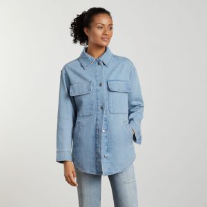 Alternative view of The Denim Shirt Jacket | Myrtle Sky