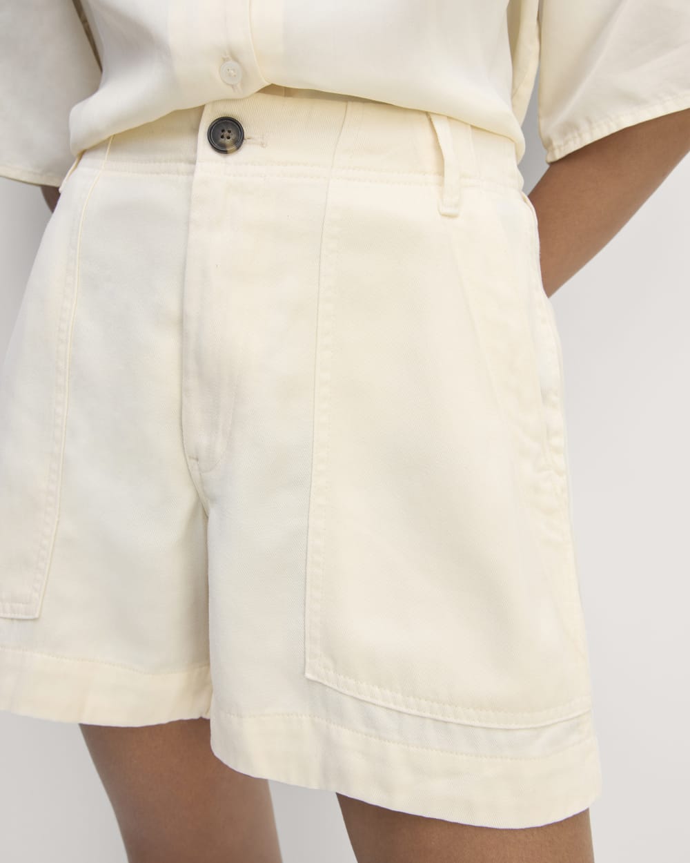 The Utility Short in Buttersoft | Bone - Image 4