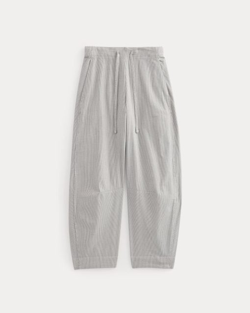 Alternative view of The Easy Barrel Pant | Canvas Tan / Navy
