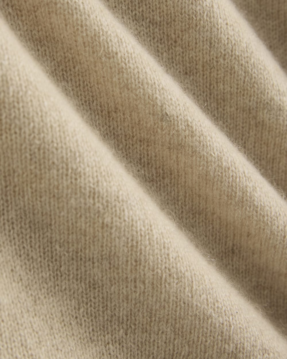 Cashmere Cropped Cardigan | Heather Light Camel - Image 6