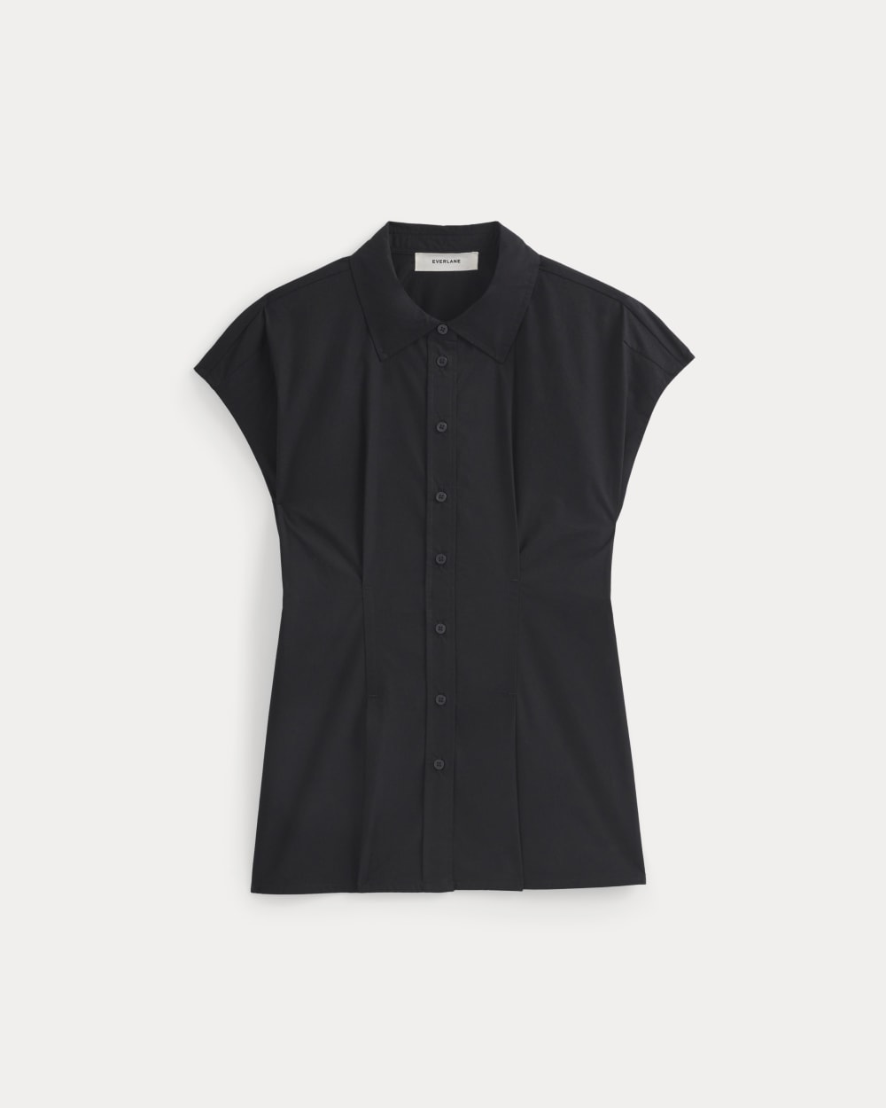 Muscle Shirt in Lightweight Cotton | Black - Image 2