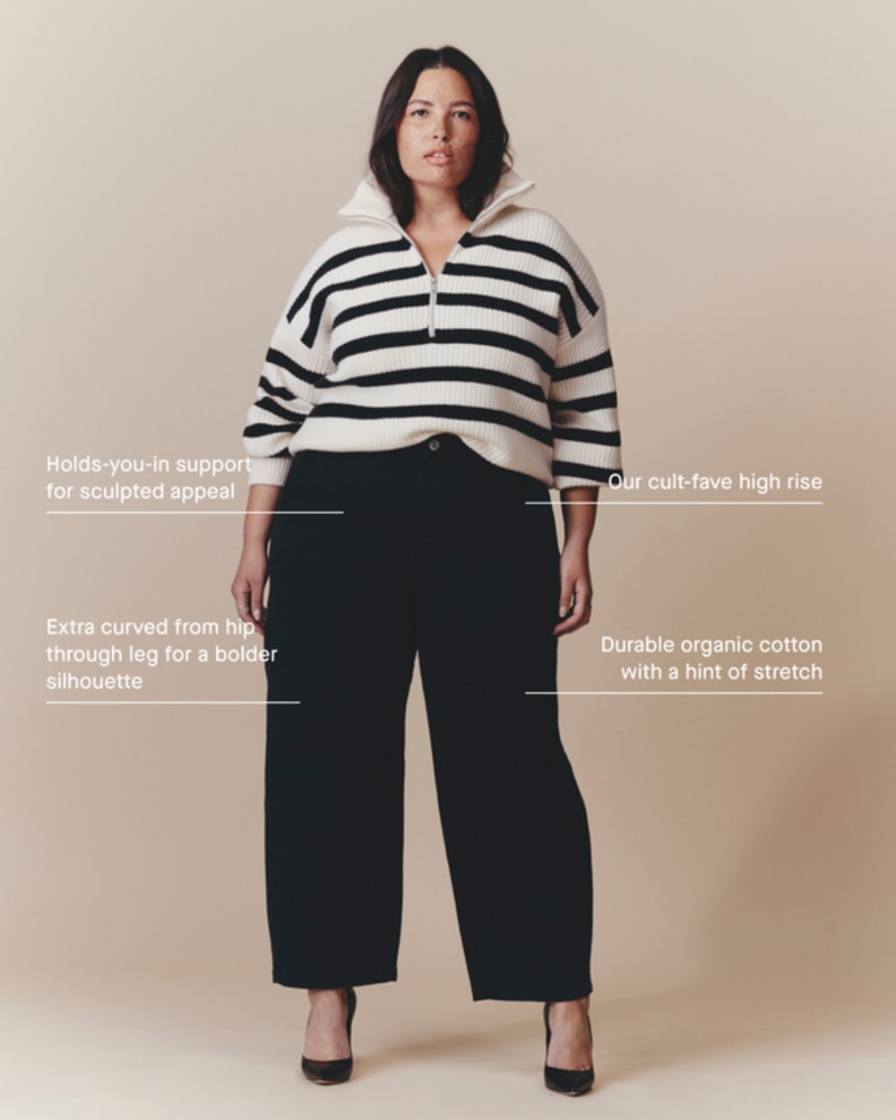 The Utility Curve Pant | Black - Image 4