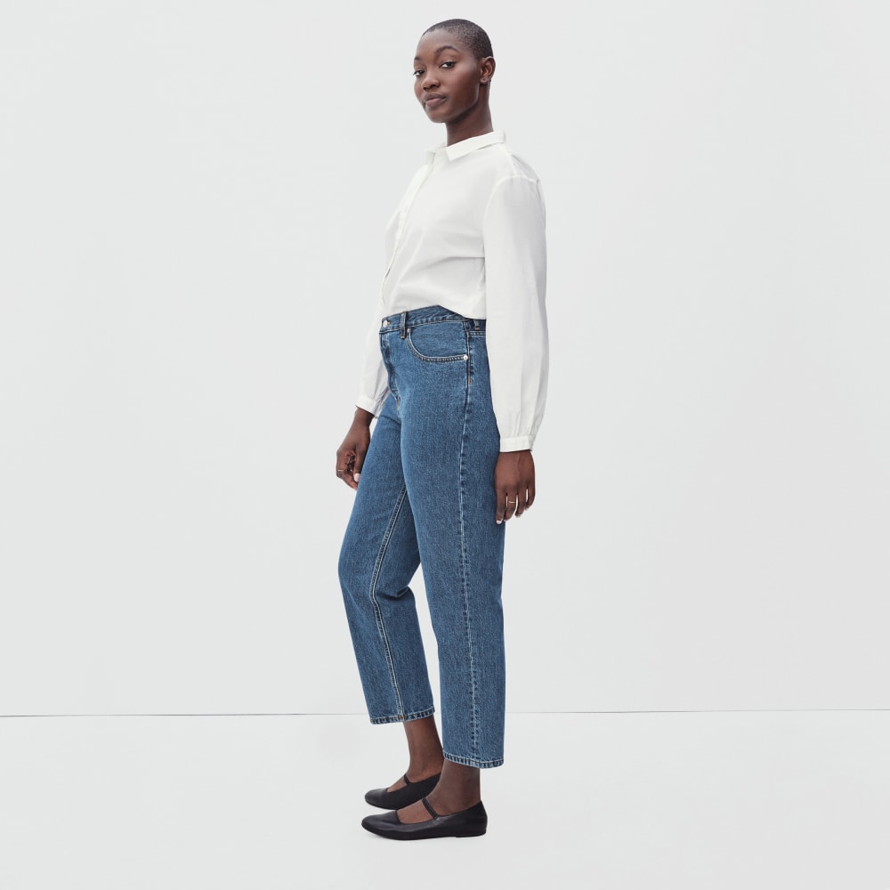 The '90s Cheeky Hourglass Jean | Medium Blue Wash | 26.5 Inseam - Image 6
