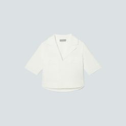 The Oxford Popover | White