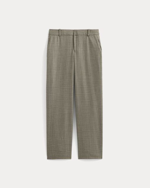 Alternative view of Straight-Leg Trouser in Tailor Twill | Khaki