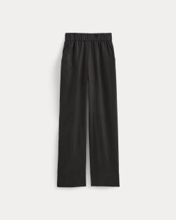 Alternative view of The Linen Easy Pant | Black