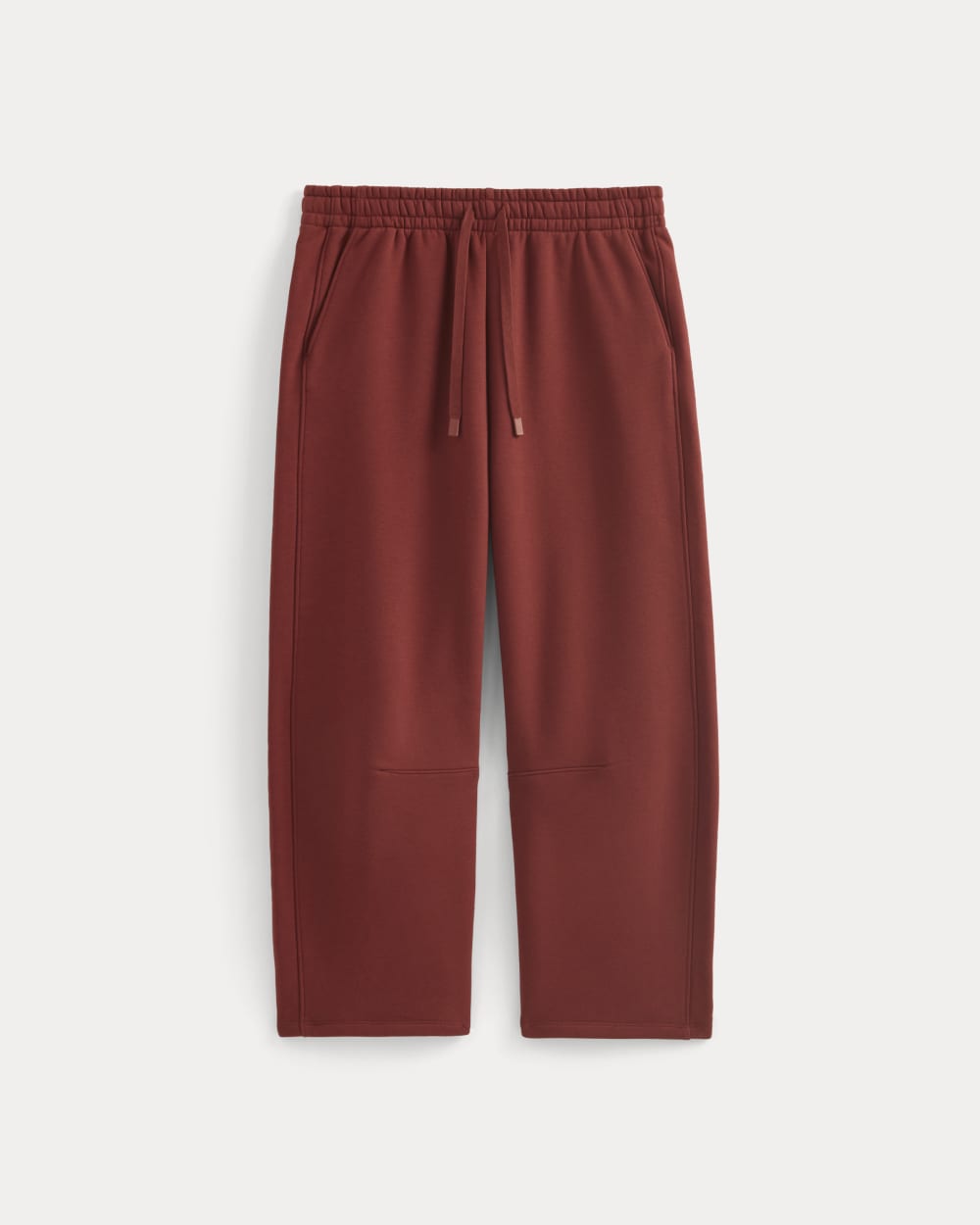 Luxe Fleece Barrel Sweatpant | Merlot - Image 2