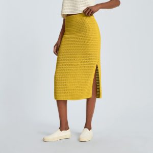 Alternative view of The Crochet Knit Skirt | Super Lemon