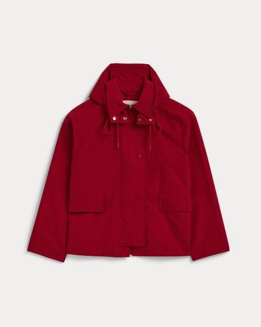 Alternative view of The Short Anorak | Berry Red