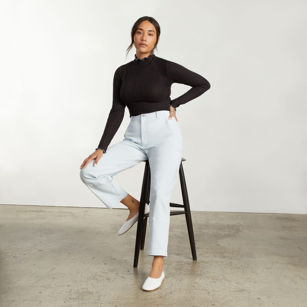 The Utility Barrel Pant | Sky Blue | Tall - Image 8