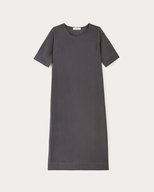 Alternative view of The Relaxed T-Shirt Dress in Buttersoft | Graphite