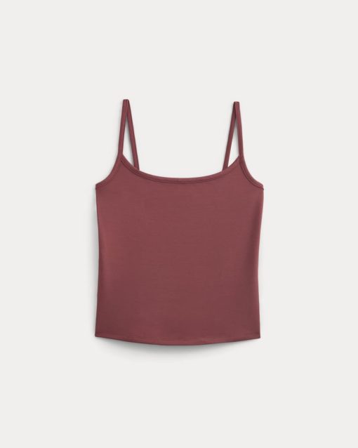 Alternative view of Scoopneck Cami | Henna Red
