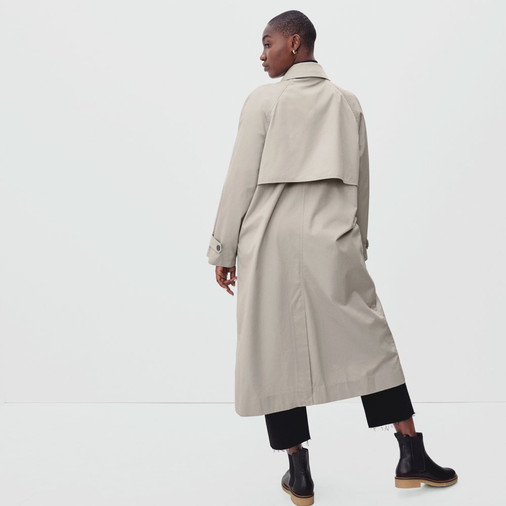 The Long Mac Coat | Stone - Image 4