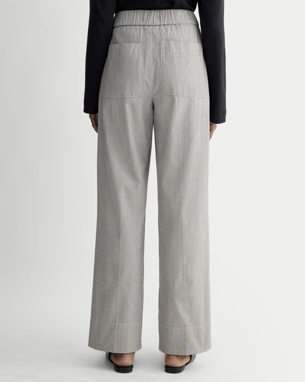 The Easy Pant | Canvas Tan / Navy - Image 5