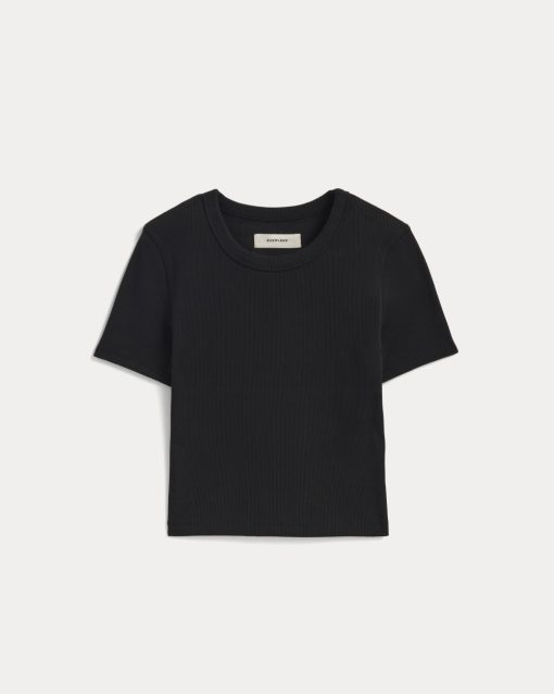 Alternative view of The '90s Rib Tee | Black