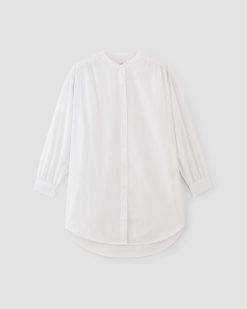 Alternative view of The Gauze Oversized Shirt | White