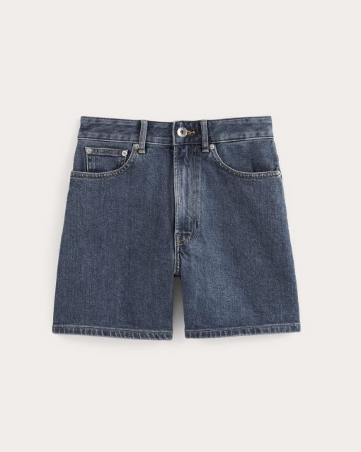 Alternative view of The A-Line Denim Short | Ocean