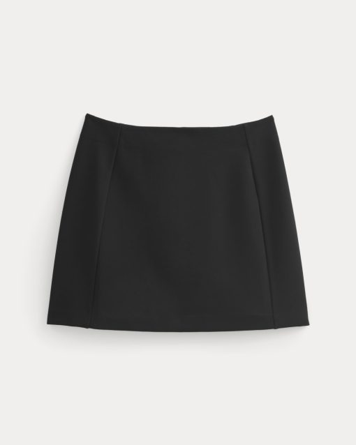 Alternative view of Ponte Mini Skirt | Black