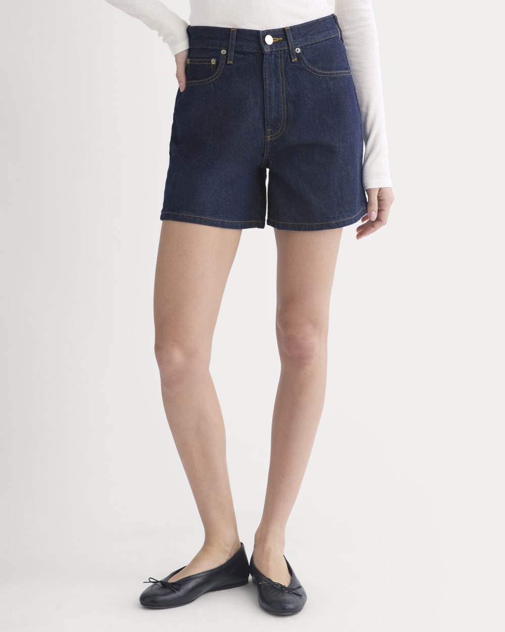 Way-High® A-Line Denim Short | Tungsten Rinse - Image 3