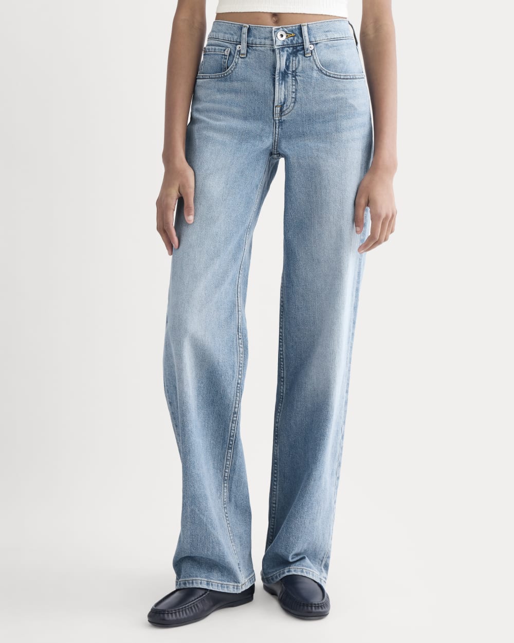 The Column Jean | Vintage Light Indigo | 33 Inseam - Image 3