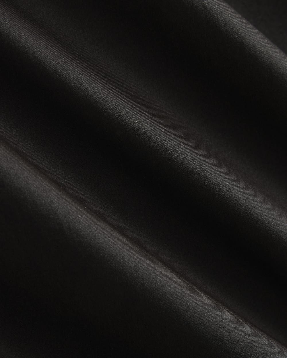 Thin Strap Cami in Silk Charmeuse | Black - Image 6