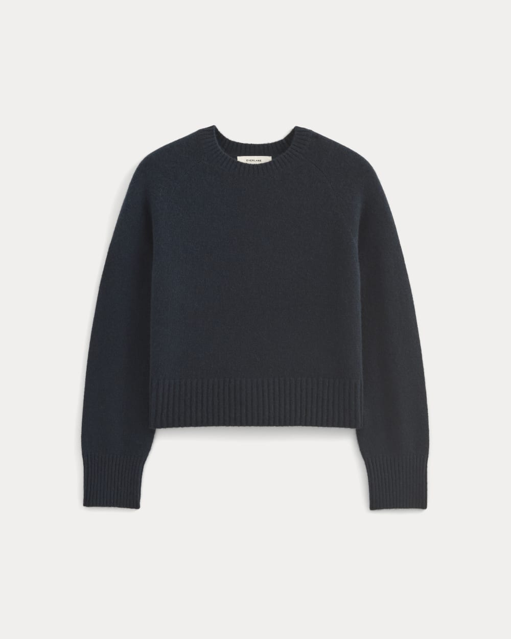 The Boxy Crew in Cashmere | Navy - Image 2