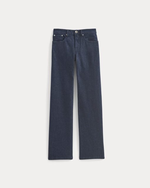 Alternative view of The Column Jean | Pure Blue | 31 Inseam