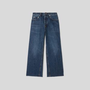 Alternative view of The Way-Wide Crop Jean | Iznik Ink