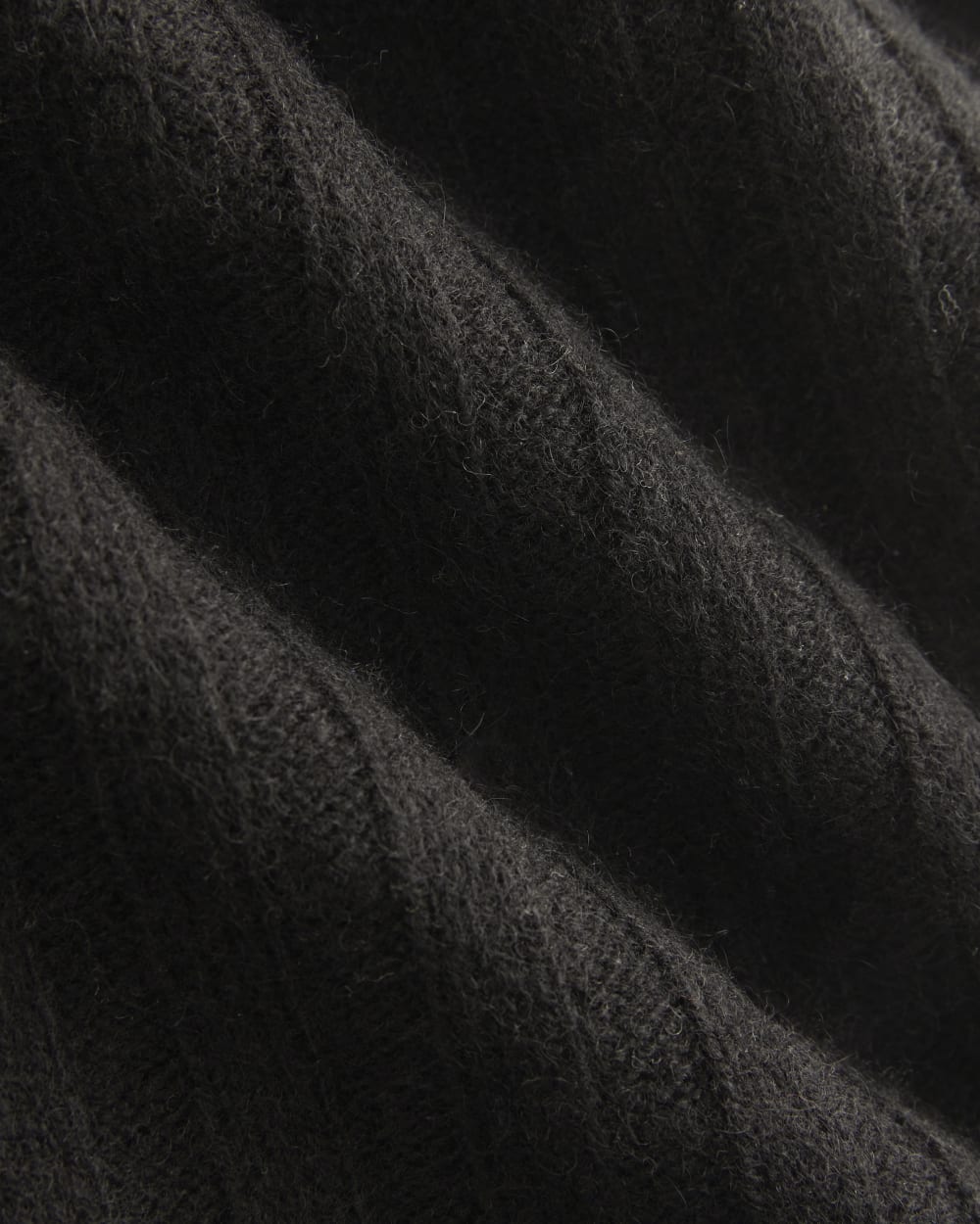 Straight-Leg Pant in Wool Cashmere | Black - Image 6