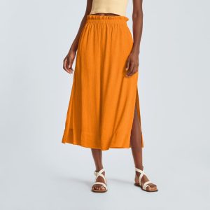 Alternative view of The Naia™ Ripple Skirt | Turmeric