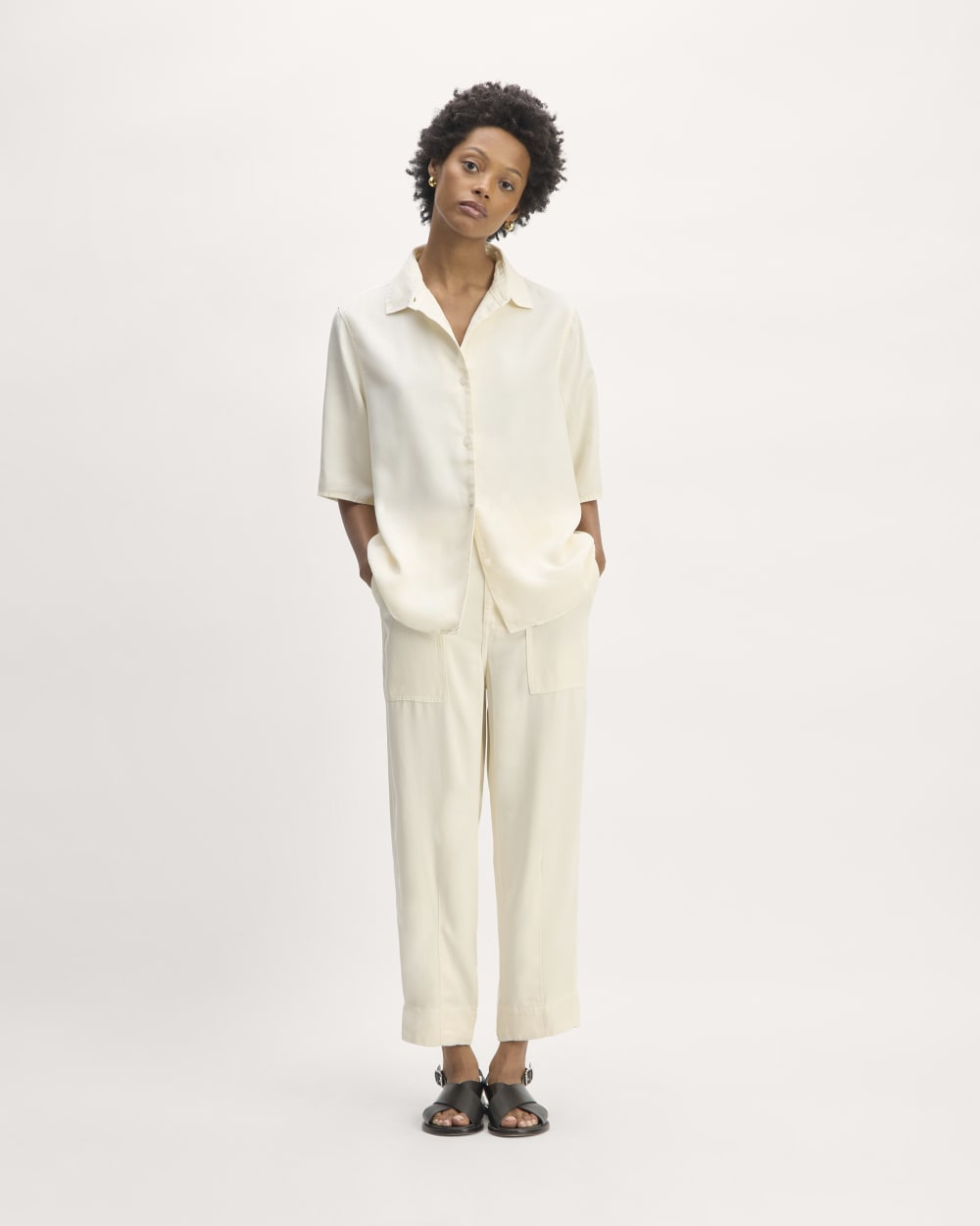The Short-Sleeve Shirt in Butterlite | Bone - Image 3