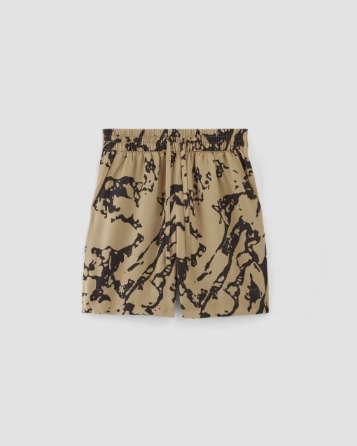 Alternative view of The Vacation Short | Black / Cornstalk Abstract